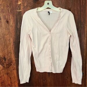 Women's Cream Cardigan Sweater